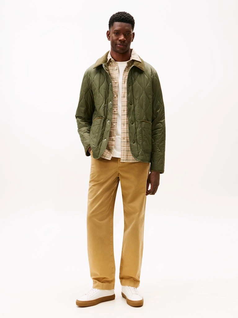 Tommy Hilfiger Erkek Vizon  Düz Kesim Murray Pantolon