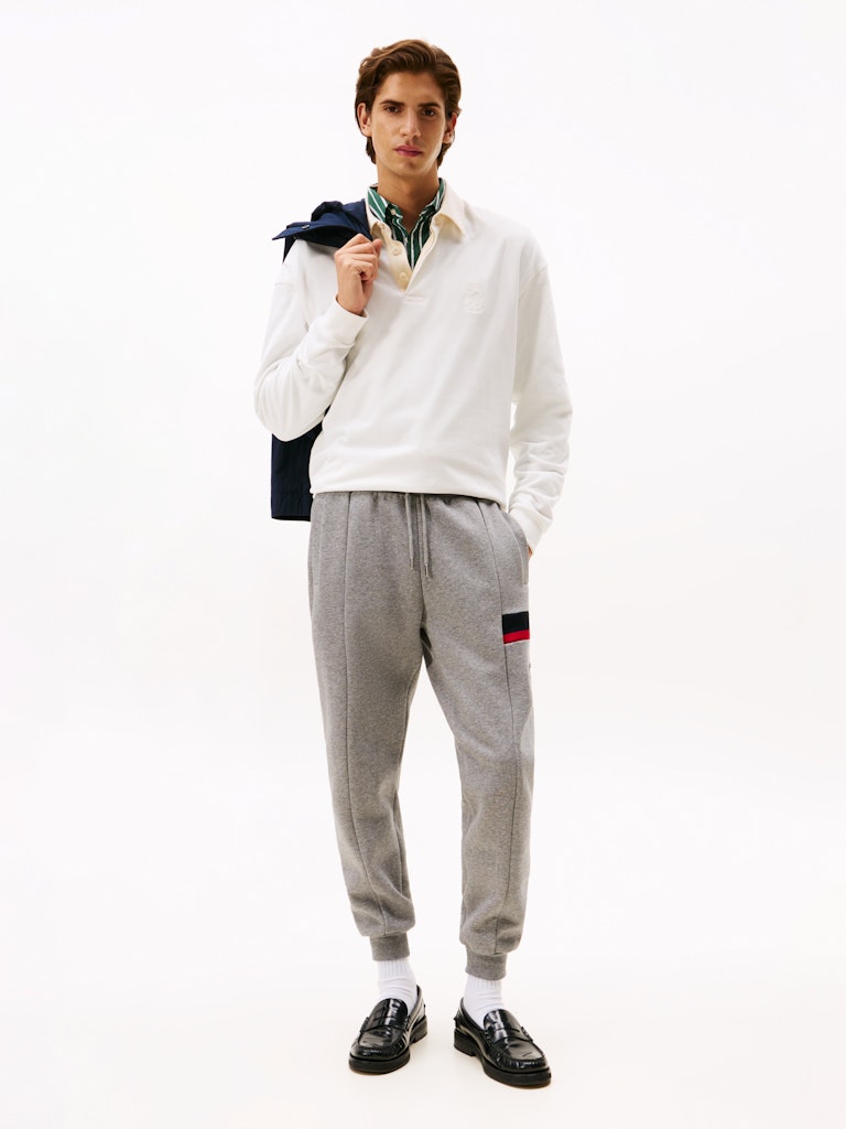 Tommy Hilfiger Erkek Lastik Paça Gri Eşofman Altı