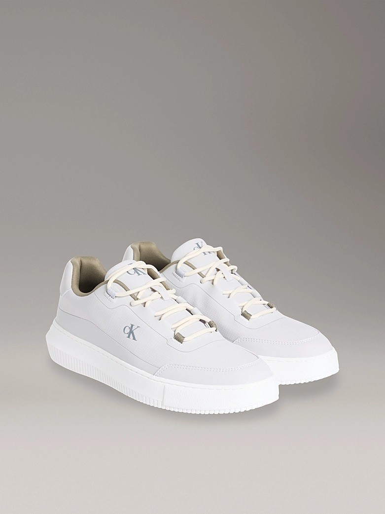 Calvin Klein Gri Erkek Kısa Taban Sneakers - YM0YM012040IS