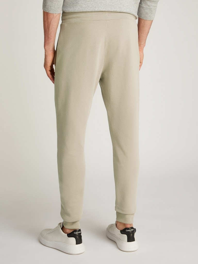 Calvin Klein Erkek Slim Fit Normal Bel Pamuklu Haki Eşofman Altı - K10K113838RAJ