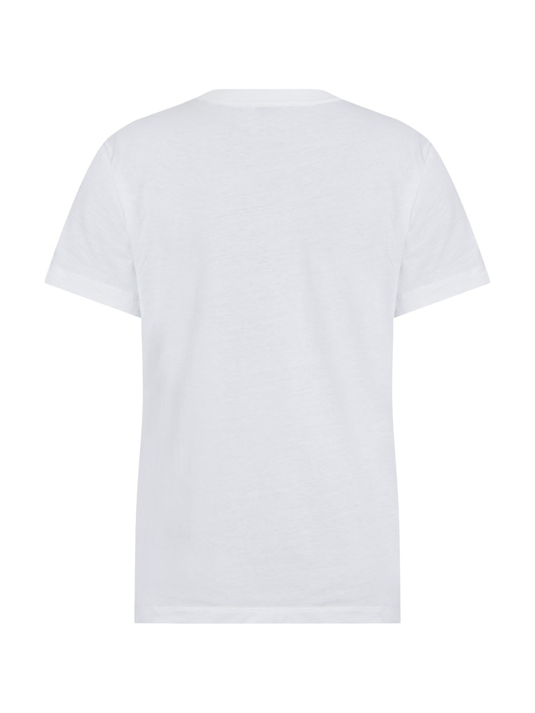 Calvin Klein Rejeneratif Pamuk Beyaz Kadın Kısa Kollu T-Shirt - K20K207519YAF