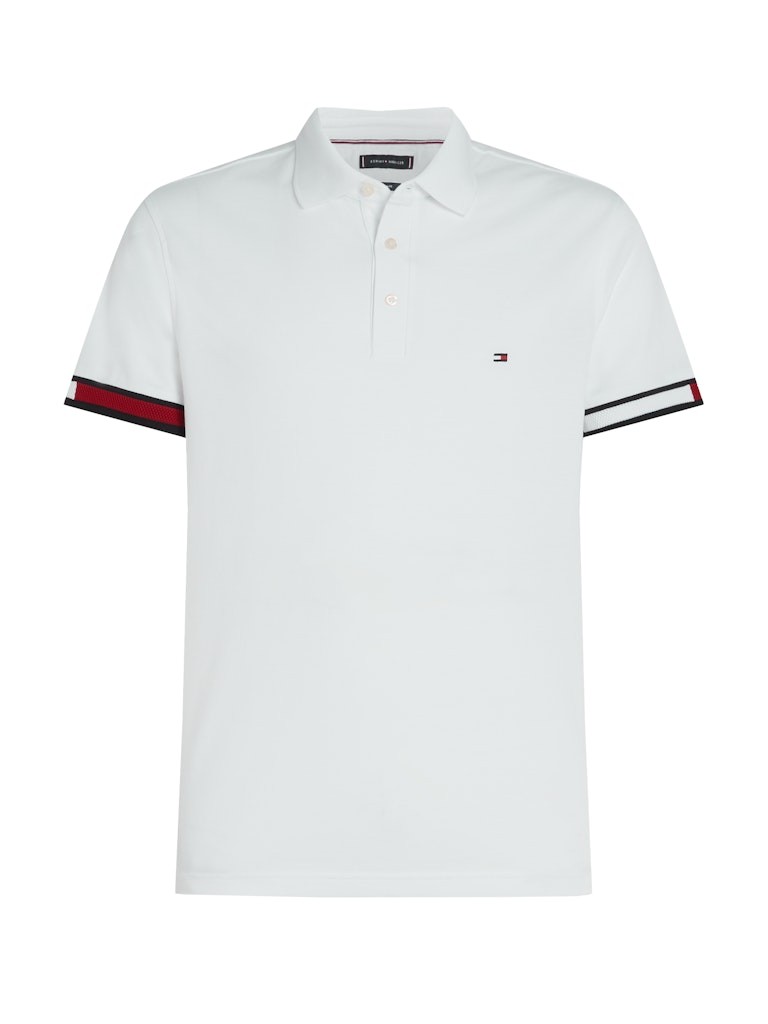 Tommy Hilfiger Erkek Beyaz Polo Yaka T-Shirt