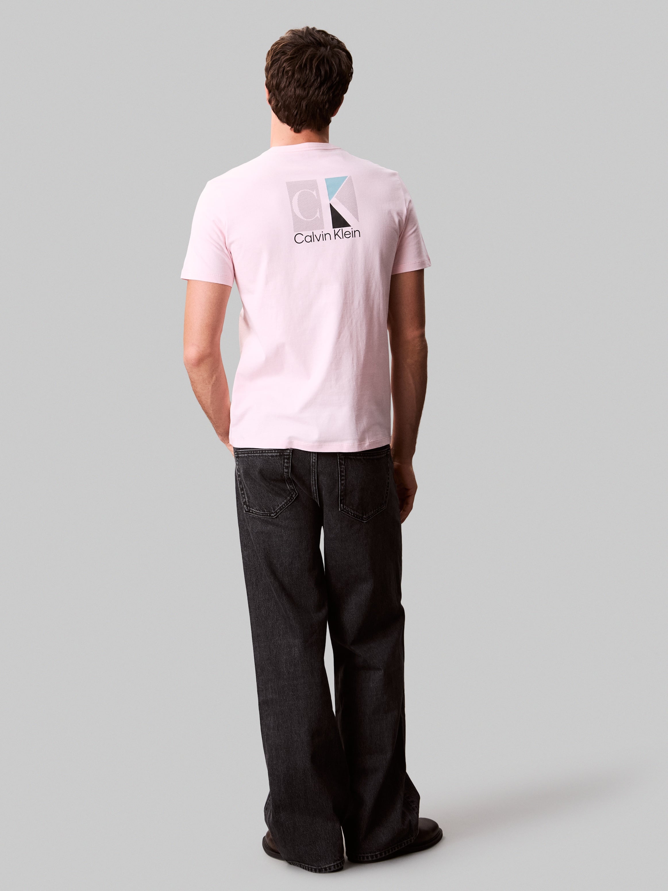 Calvin Klein Erkek Pembe 30s T-shirt
