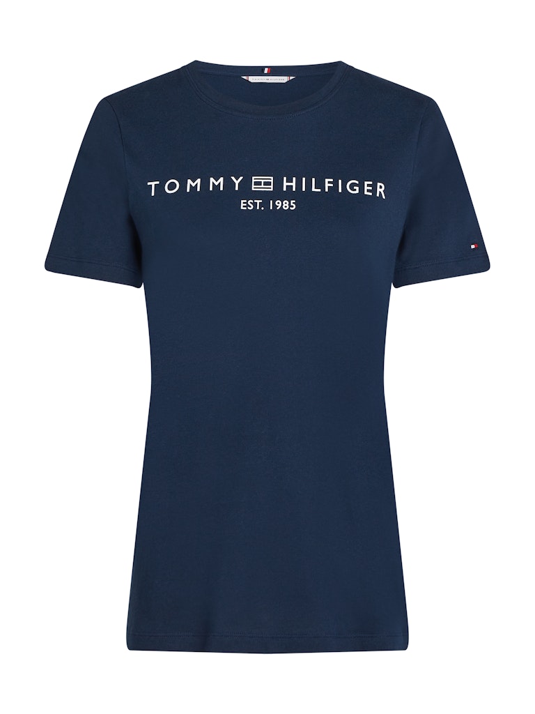 Tommy Hilfiger Kadın Rejeneratif Lacivert T-Shirt