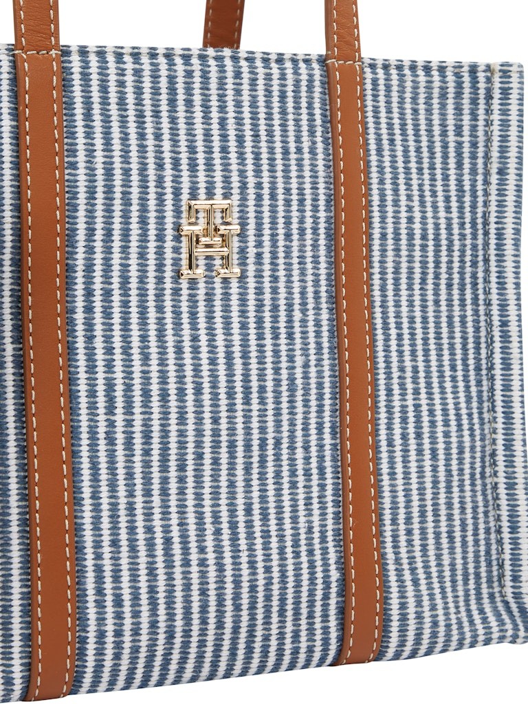 Tommy Hilfiger Mavi Kadın Tote Çanta