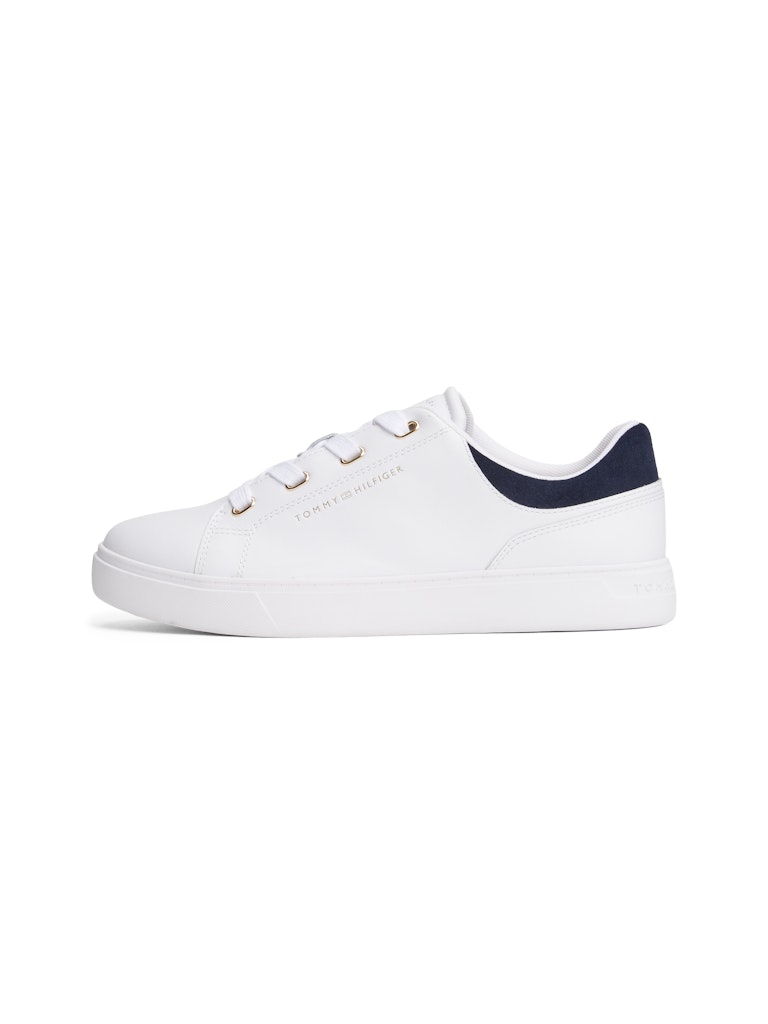 Tommy Hilfiger Kadın Beyaz Kısa Taban Sneakers