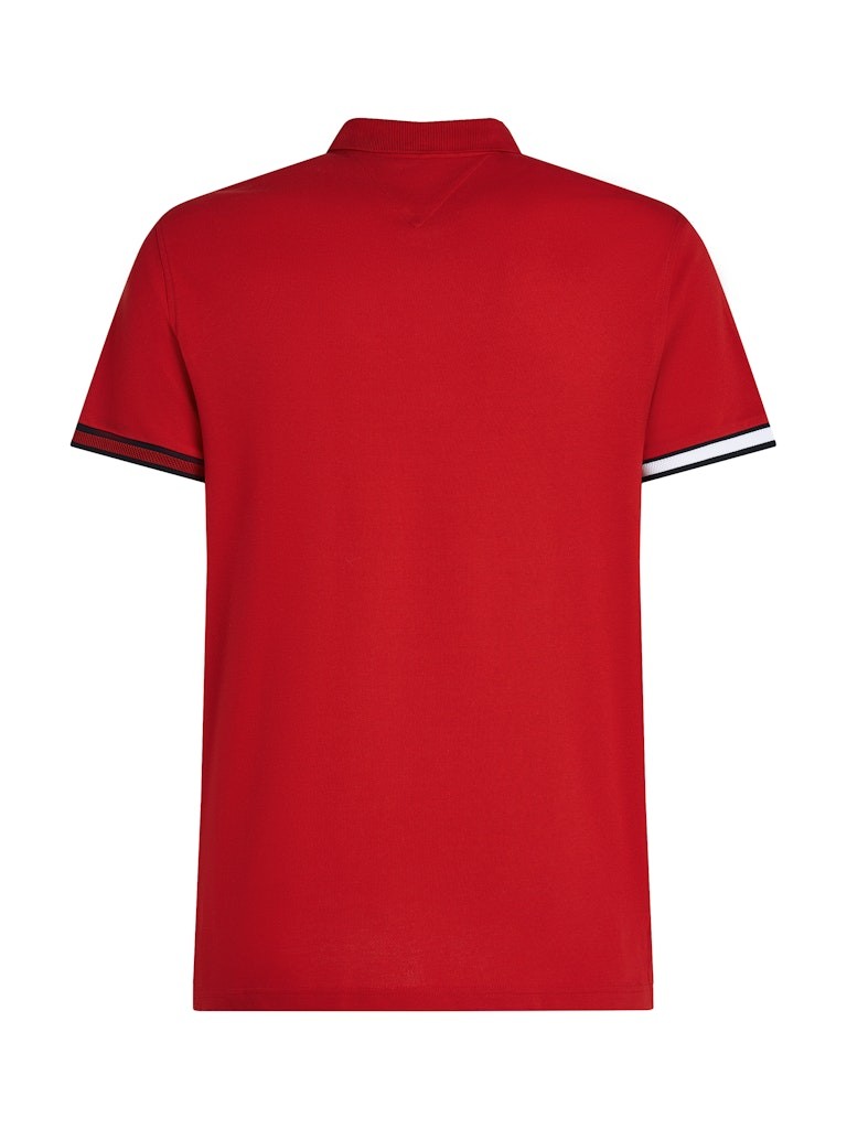Tommy Hilfiger Erkek Kırmızı Polo Yaka T-Shirt - MW0MW37518XLD