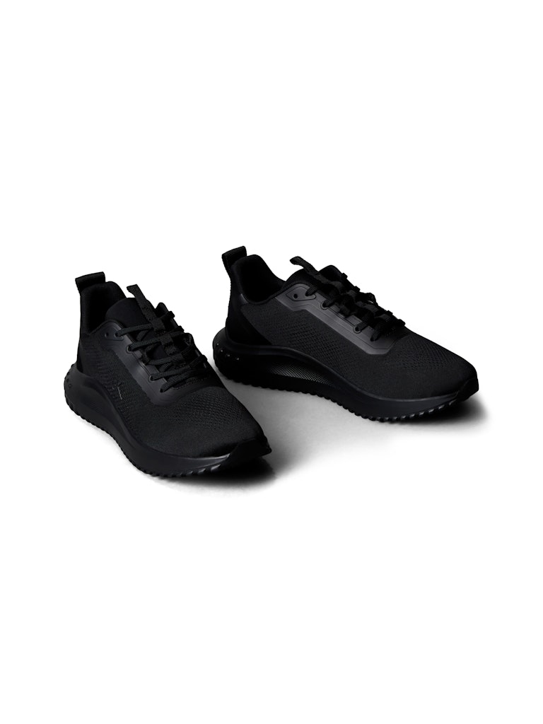 Calvin Klein Erkek Siyah Kısa Taban Runner Sneakers