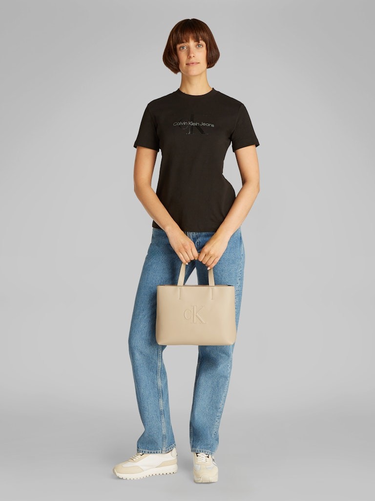 Calvin Klein Vizon Kadın Tote Çanta - LV04K3111GPBF