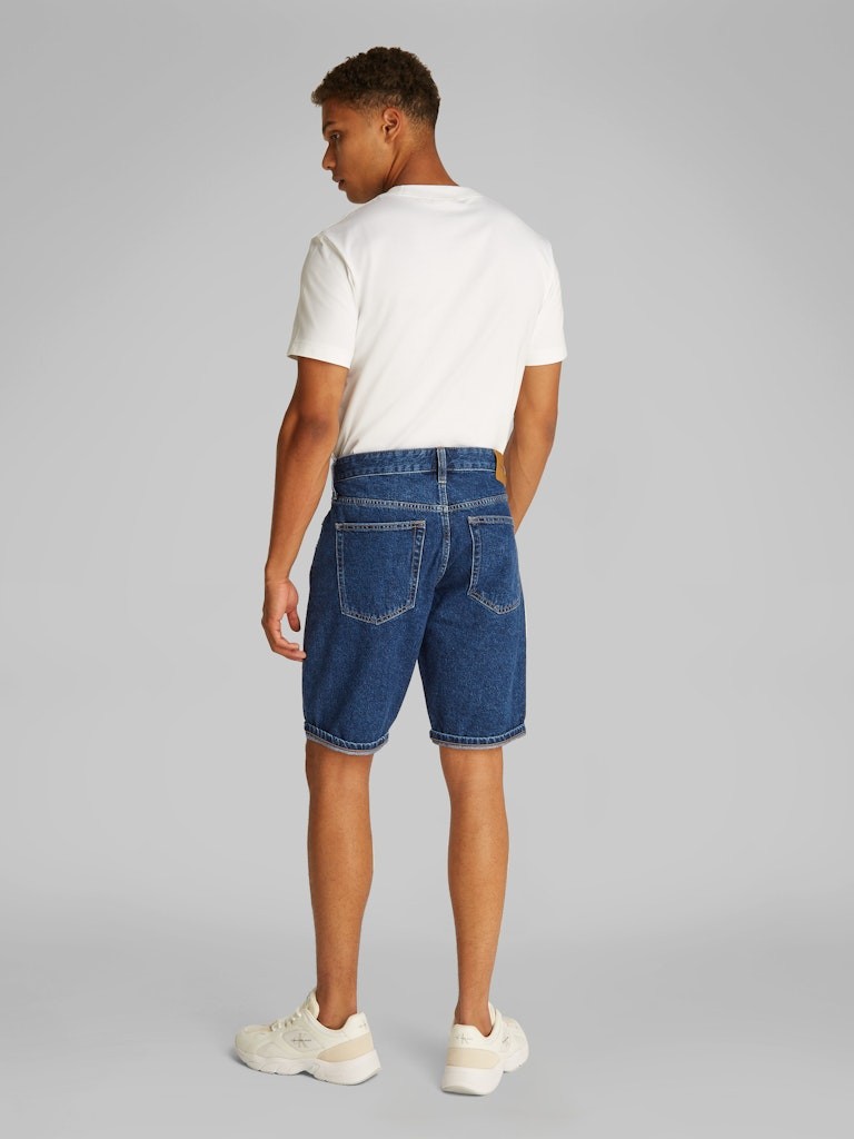 Calvin Klein Denim Mavi Erkek 5 Cep Şort - J30J3271921BJ