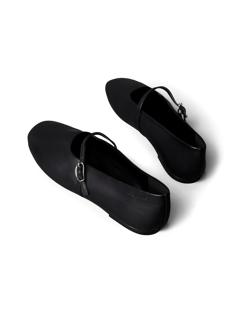 Calvin Klein Kadın Siyah Balerin Ayakkabı