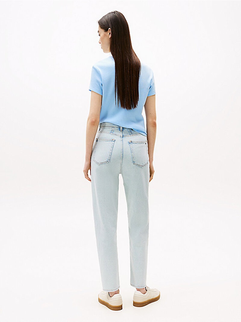 Tommy Hilfiger Kadın Mom Jean Denim Pantolon