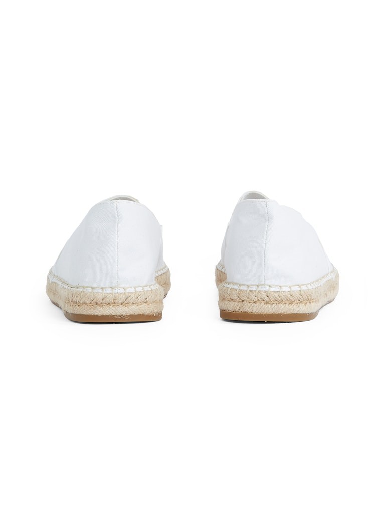 Calvin Klein Pamuk Beyaz Erkek Espadril Ayakkabı - HM0HM01808YBR