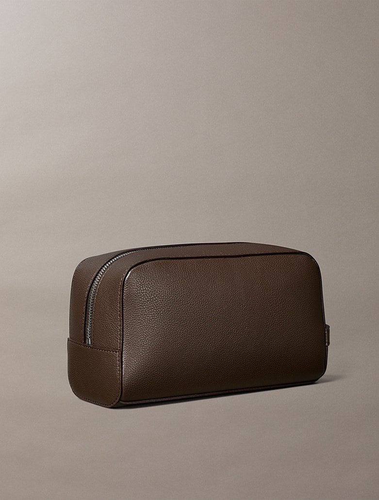 Calvin Klein Erkek Kahverengi Washbag Çanta