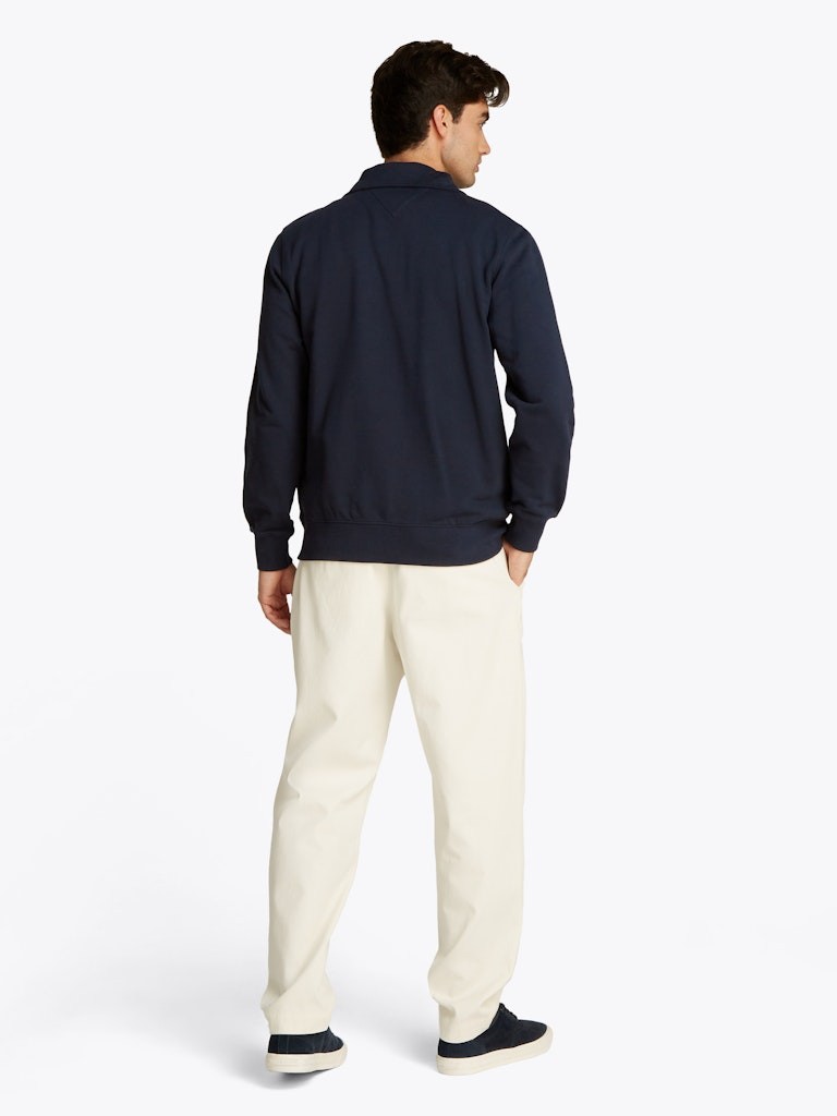 Tommy Hilfiger Regular Fit Yarım Fermuarlı Dik Yaka Sweat - MW0MW37238DW5