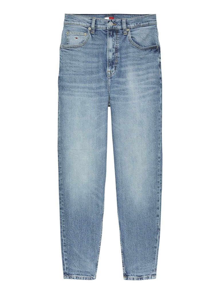Tommy Jeans Kadın Yüksel Bel Tapered Mom Jeans Pantolon - DW0DW197681AB