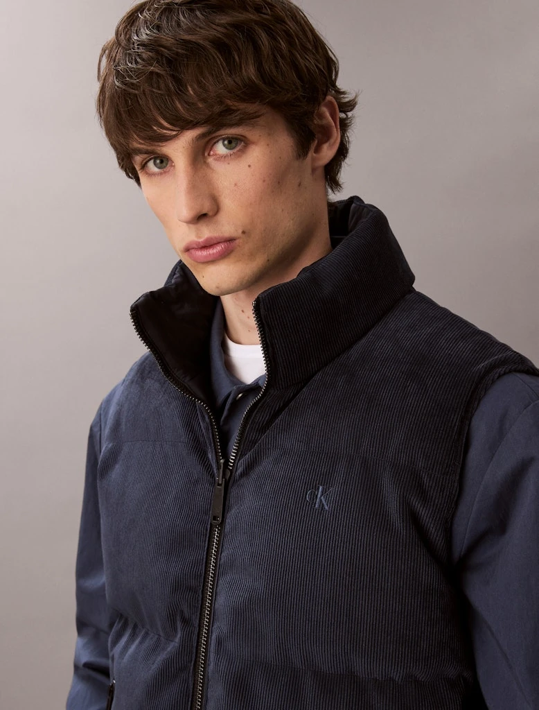 Calvin Klein Erkek Lacivert Yelek