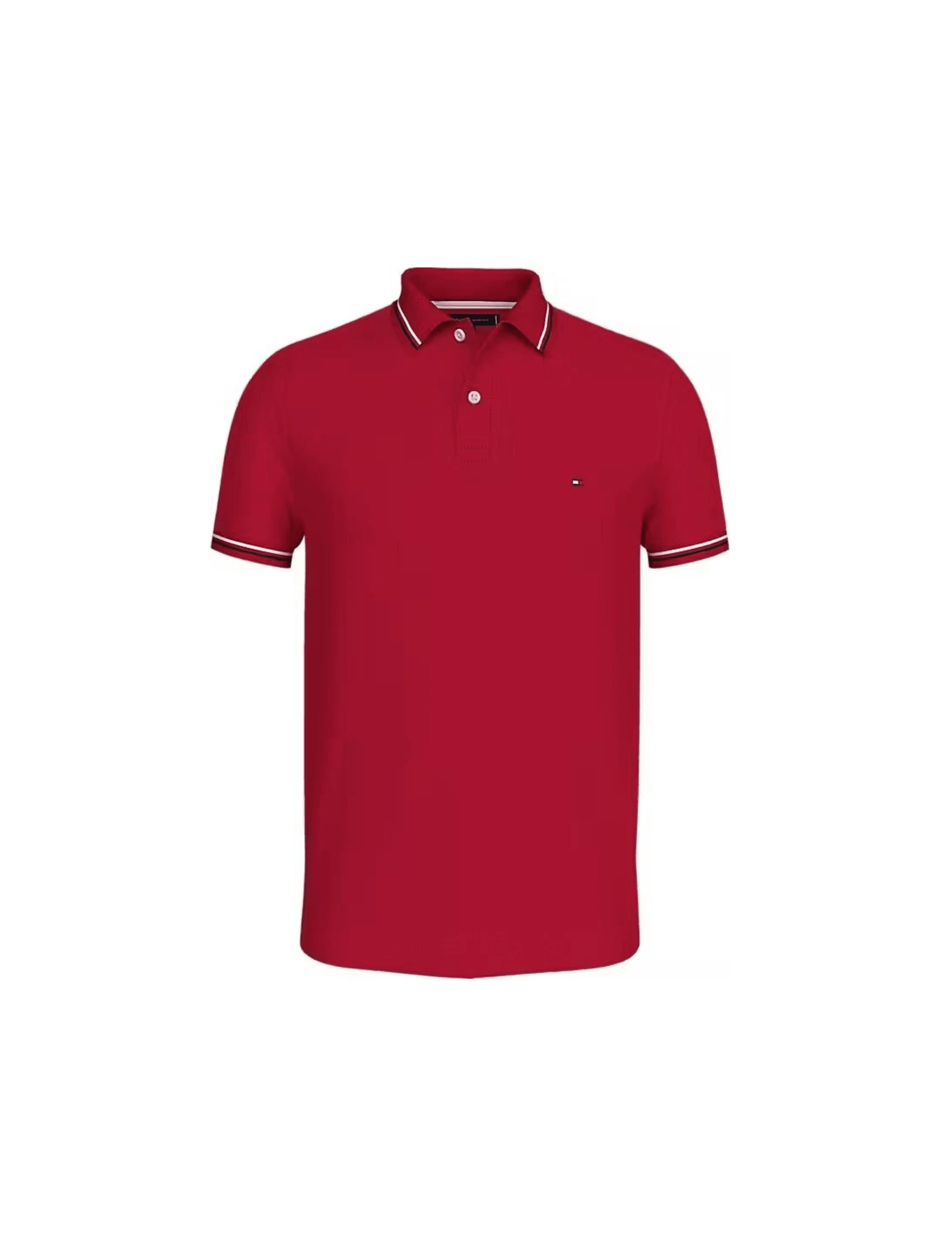 Tommy Hilfiger Pamuklu Erkek Tipped Slim Fit Polo T-shirt