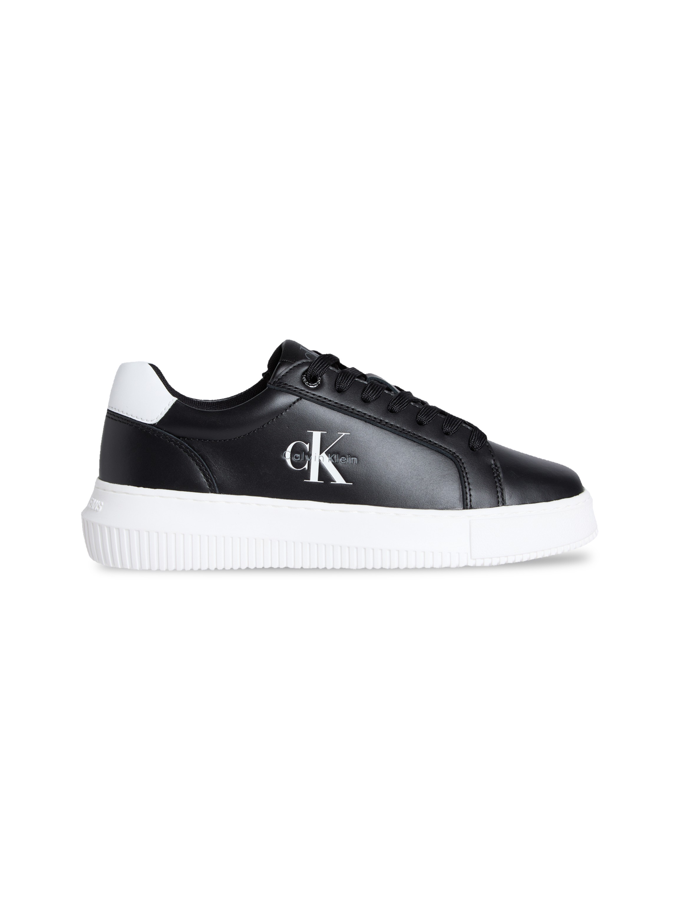 Calvin Klein Kadın Siyah Kısa Taban Sneakers - YW0YW018720GM