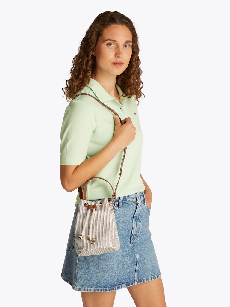 Tommy Hilfiger Bej Kadın Omuz Çanta