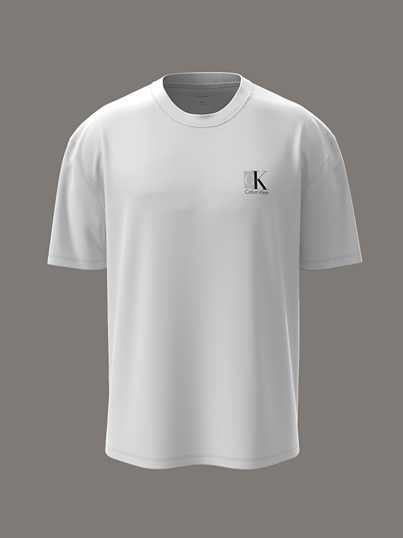 Calvin Klein Erkek Beyaz 30s T-shirt