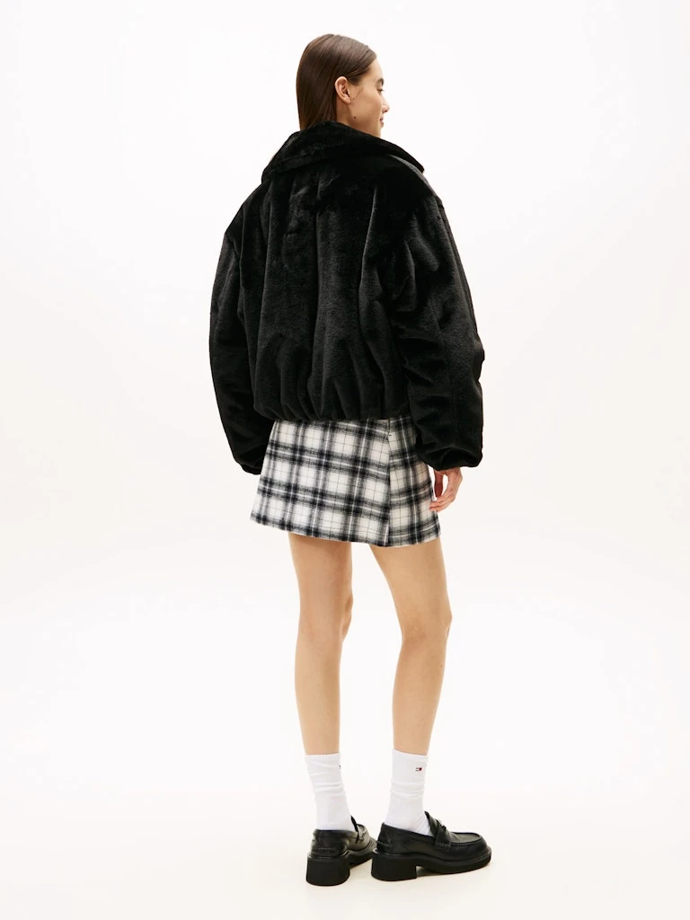 Tommy Hilfiger Kadın Siyah  Bomber  Mont