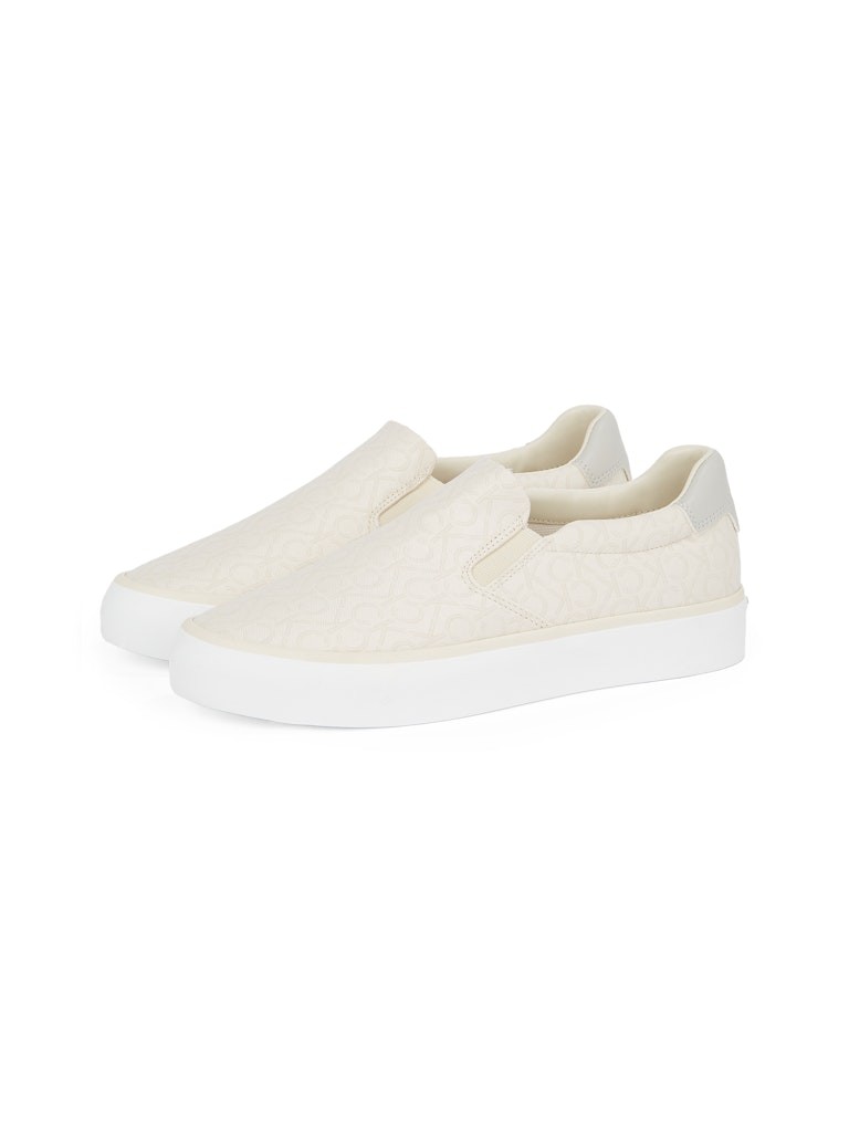 Calvin Klein Bej Kadın Kısa Taban Sneakers - HW0HW024110F8