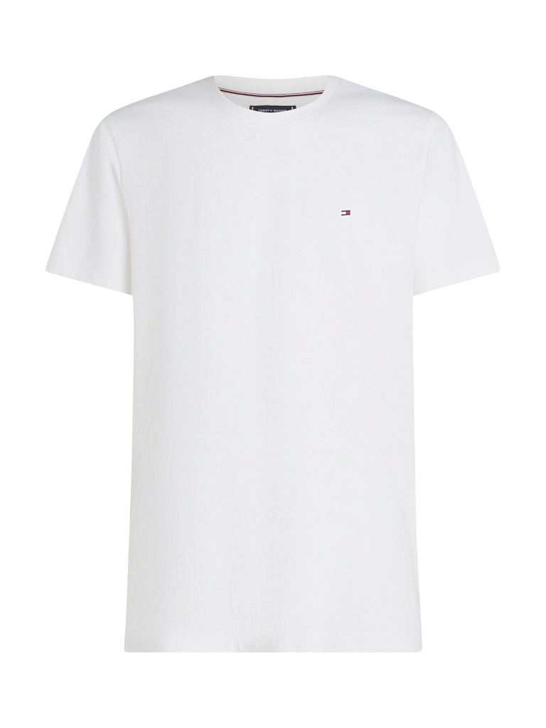 Tommy Hilfiger Pamuk Beyaz Erkek Kısa Kollu T-Shirt - MW0MW37267YBR