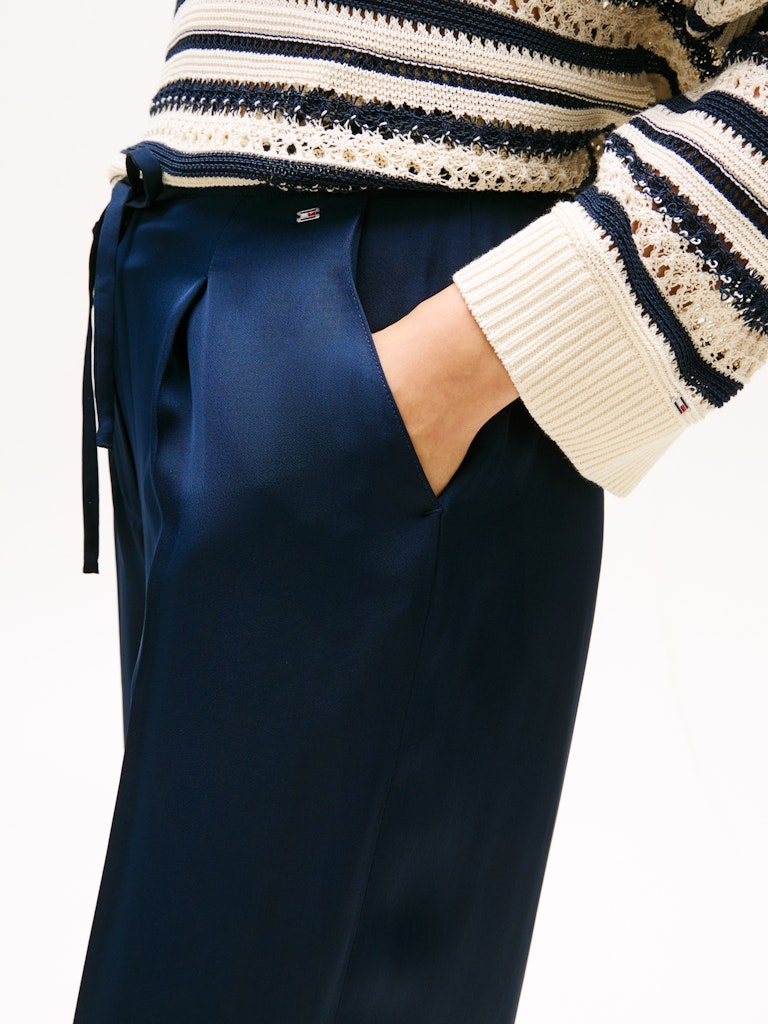 Tommy Hilfiger Kadın Lacivert Pantolon