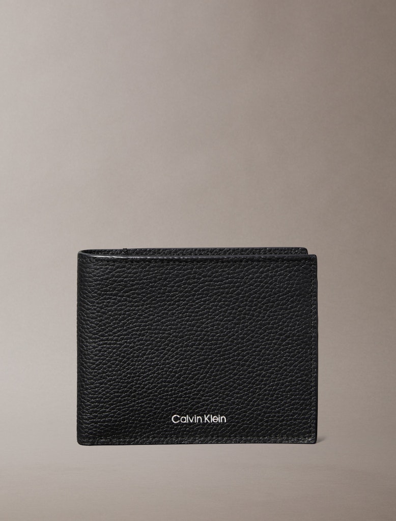 Calvin Klein Erkek Siyah 2'ye Katlanan Cüzdan