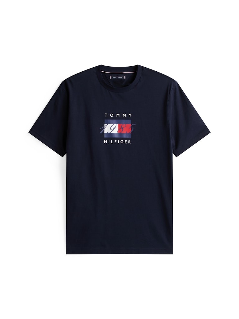 Tommy Hilfiger Erkek Lacivert T-Shirt