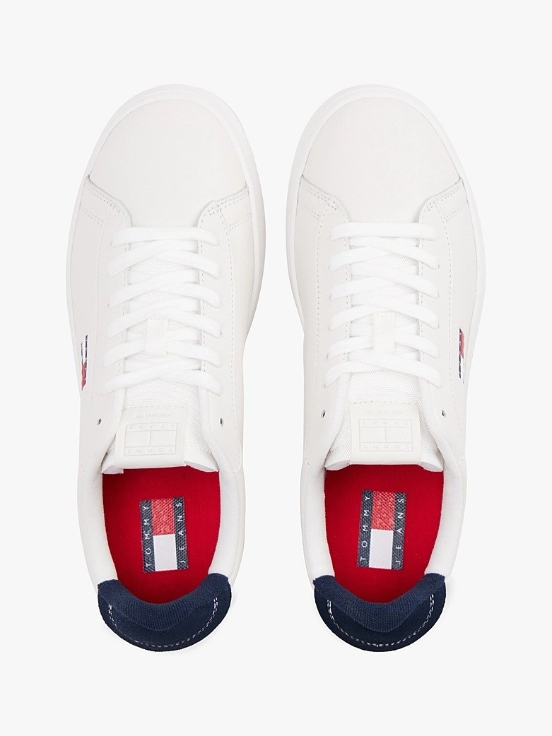 Tommy Hilfiger Kadın Lacivert Kısa Taban Sneakers