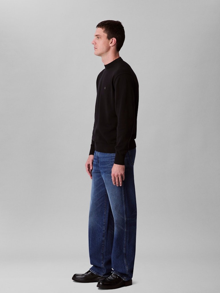 Calvin Klein Erkek Siyah O Yaka Triko