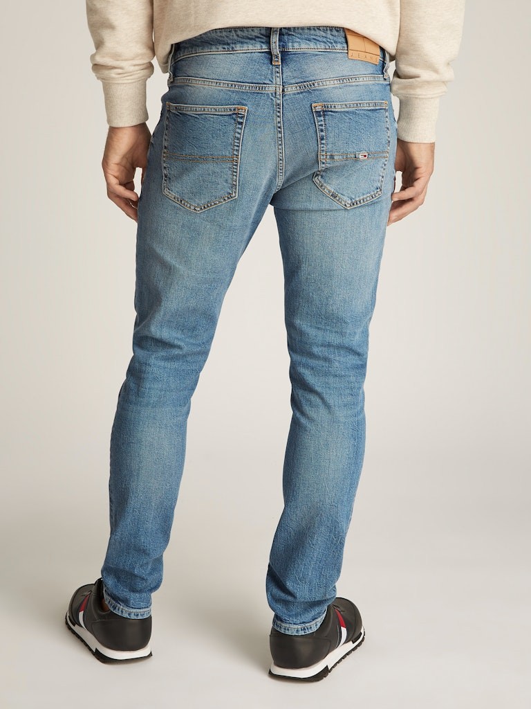 Tommy Jeans Mavi Erkek Slim Tapered Denim Pantolon - DM0DM205401AB
