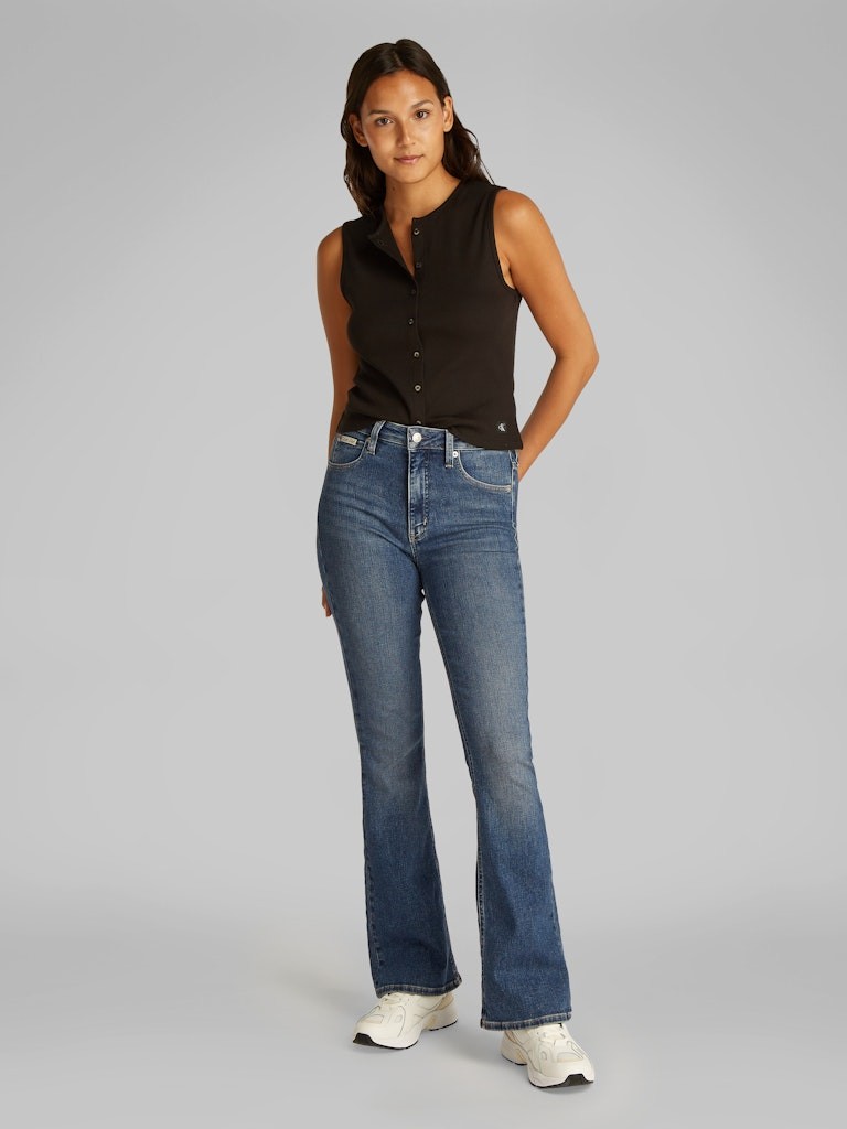 Calvin Klein Denim Mavi Kadın Bootcut Jean Pantolon - J20J2251161A4