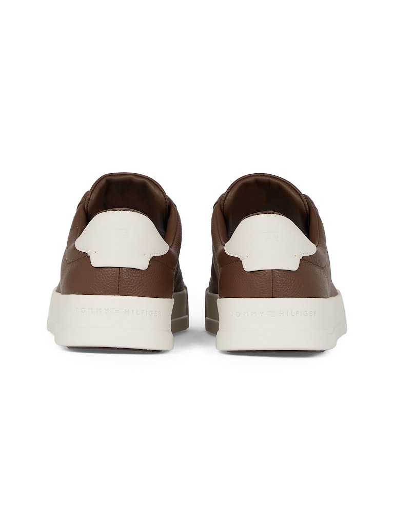Tommy Hilfiger Kahverengirengi Erkek Kısa Taban Sneakers - FM0FM05324GV0