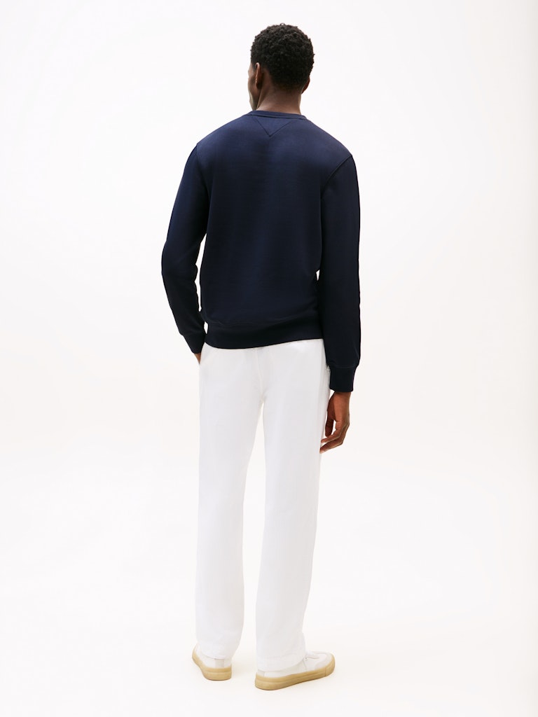 Tommy Hilfiger Erkek Lacivert O Yaka Sweatshirt