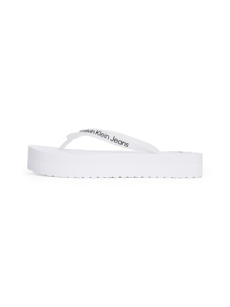 Calvin Klein Beyaz Kadın Parmak Arası Terlik - YW0YW0183001W