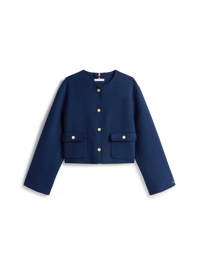 Tommy Hilfiger Kadın Lacivert Mont