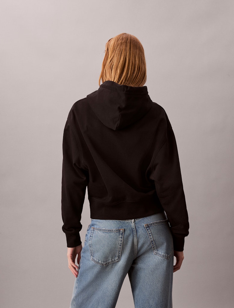 Calvin Klein Kadın Siyah   Kapşonlu Sweatshirt