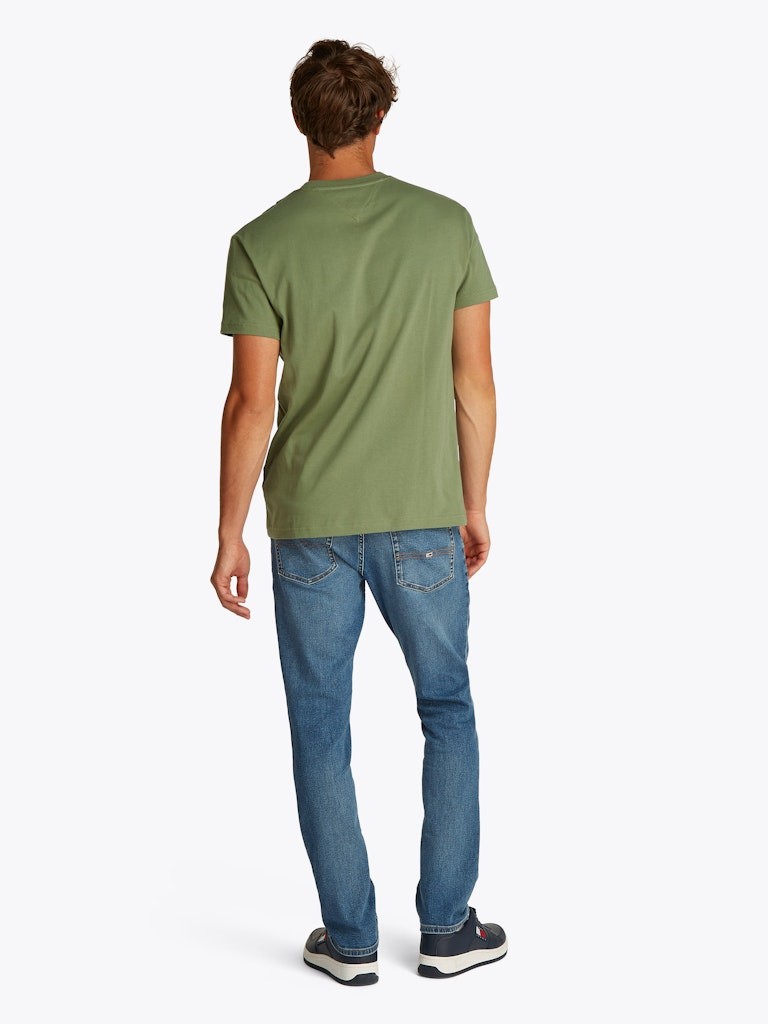 Tommy Hilfiger Rejeneratif Pamuk Yeşil Erkek Kısa Kollu T-Shirt - DM0DM20814MR6