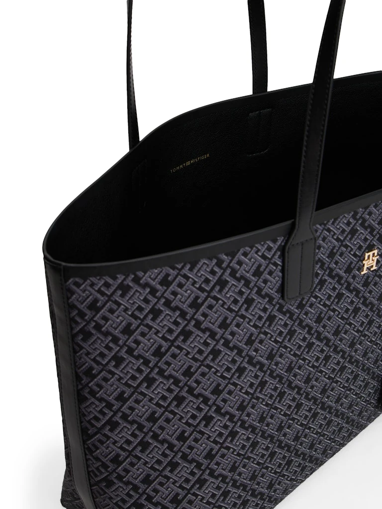 Tommy Hilfiger Kadın Siyah Tote El Çantası