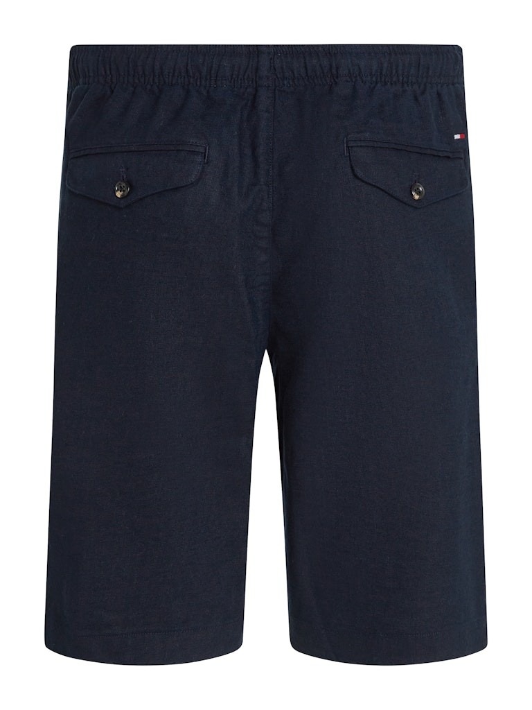 Tommy Hilfiger Keten Lacivert Erkek Yan Cep Harlem Şort - MW0MW37804DW5