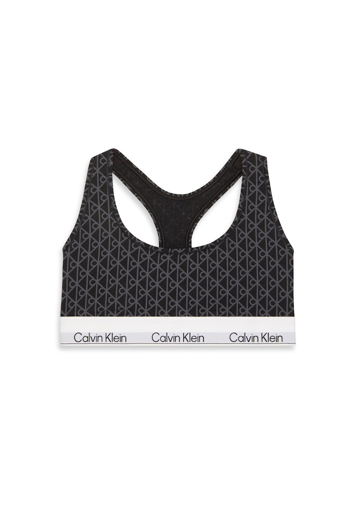 Calvin Klein Kadın Siyah Pamuk Spor  Sütyen