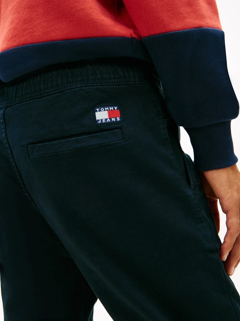 Tommy Hilfiger Erkek Lacivert Jogger Lastik Paça Pantolon
