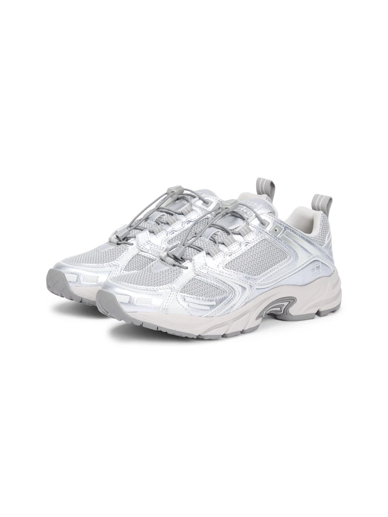 Tommy Hilfiger Kadın Gri Kısa Taban Sneakers