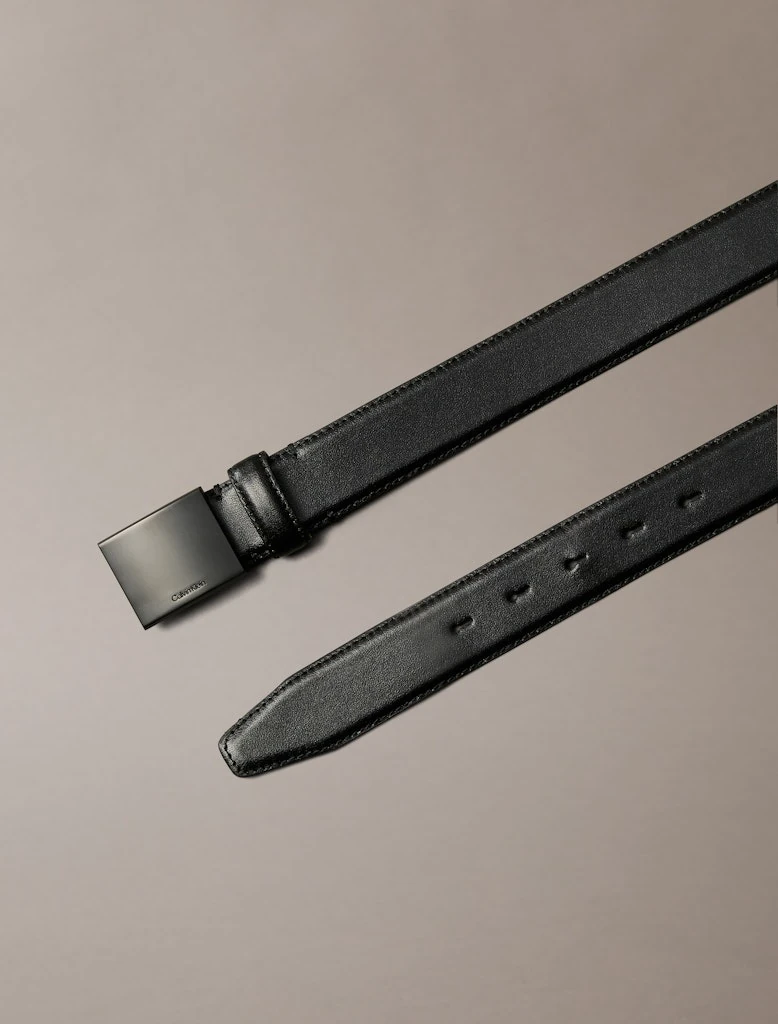 Calvin Klein Erkek Siyah  Kemer 3,2 cm Kemer