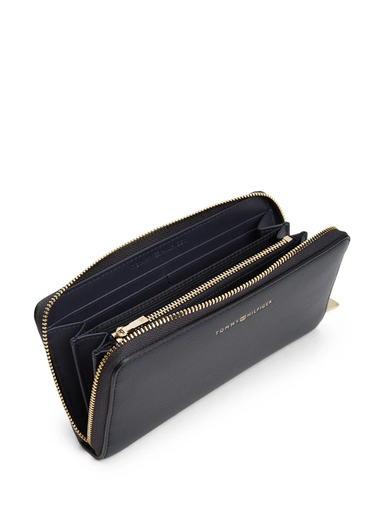 Tommy Hilfiger Kadın Lacivert Fermuarlı Cüzdan