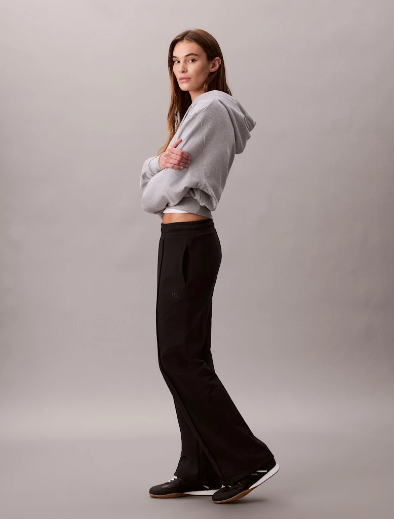 Calvin Klein Kadın Siyah   Düz Paça Eşofman Altı