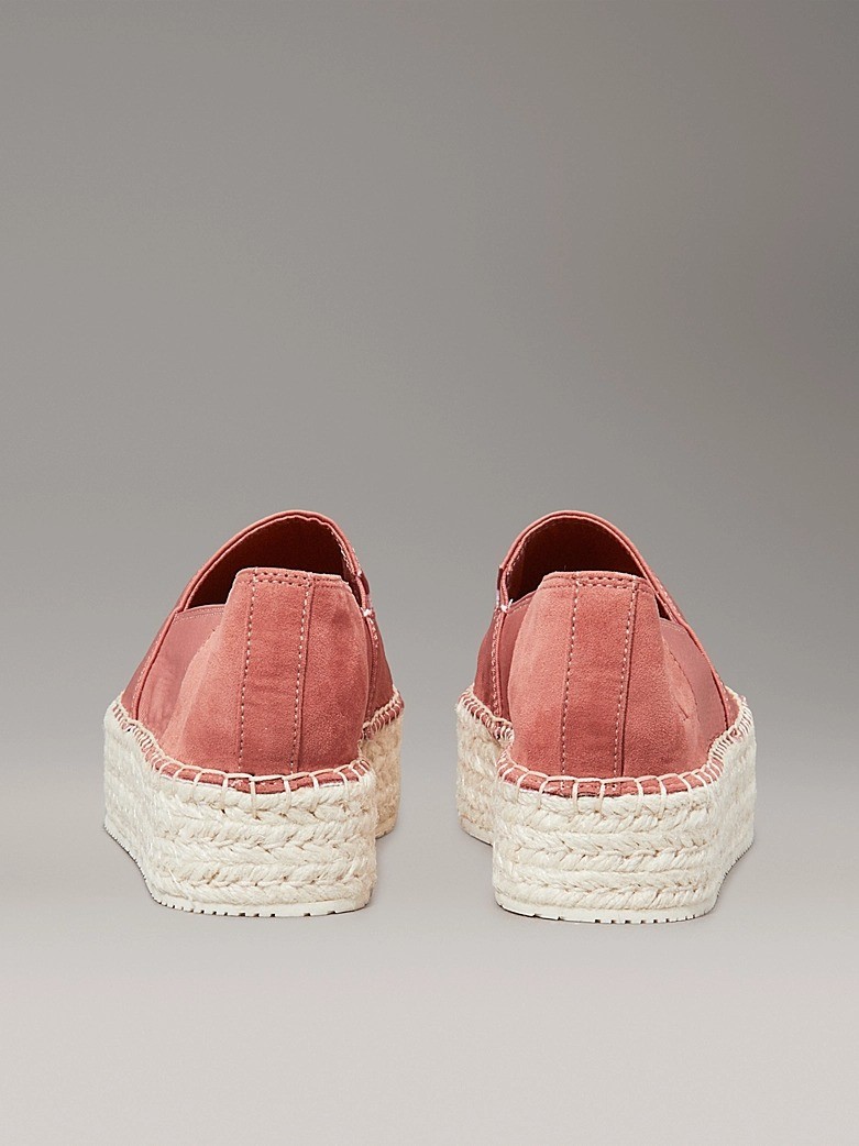 Calvin Klein Pamuk Pembe Kadın Espadril Ayakkabı - YW0YW01736GAM